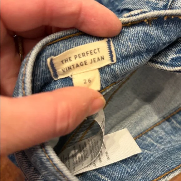 Madewell Men's Straight Blue Jeans - Picture 3 of 5